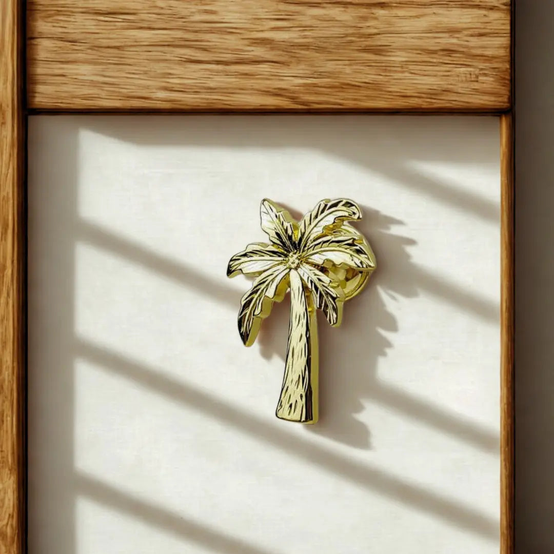 palmboom meubel hendel goud