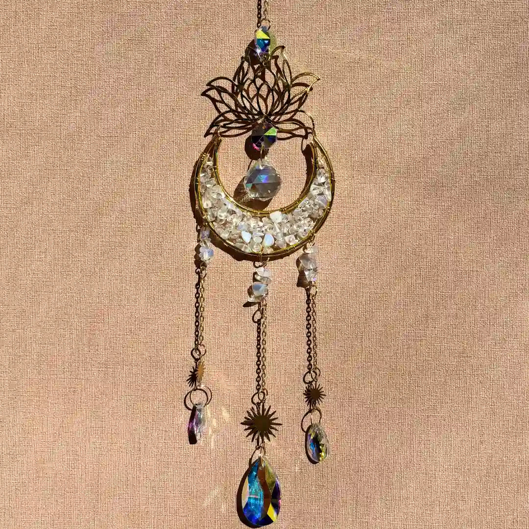 unieke zonnevanger van edelstenen 