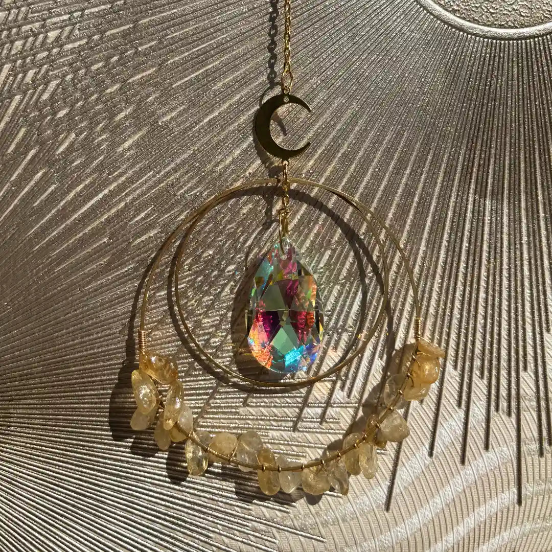 edelstenen zonnevanger van citrien 