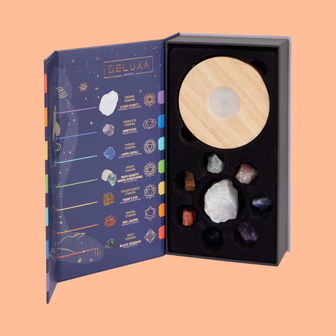 Unieke edelsteen chakra kit inhoud