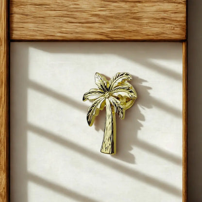 palmboom meubel hendel goud