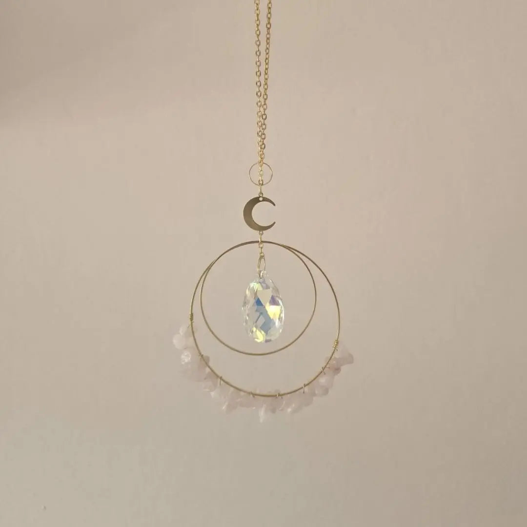 klantfoto edelstenen raamhanger 